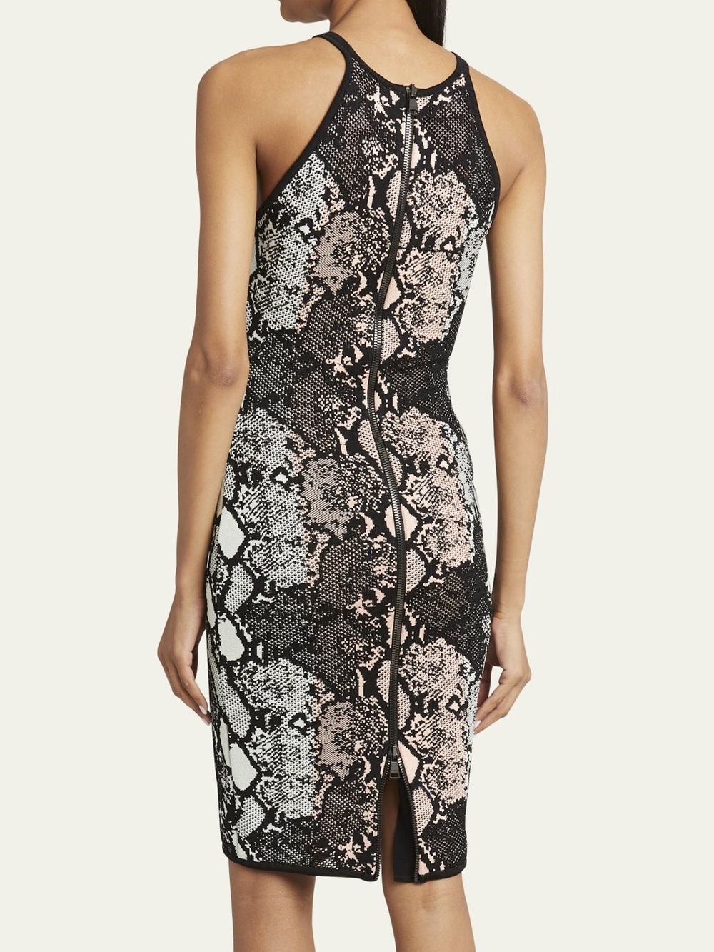 Rare BALMAIN Pastel Python Body-Con Dress - Picture 2 of 10